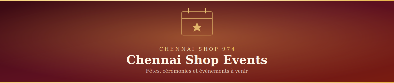 Chennai Shop Events